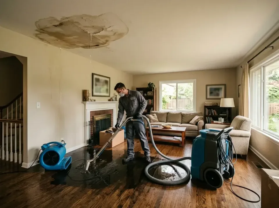 attic-pipe-burst-ceiling-drip-008 — frequently asked questions, Water Damage Restoration & Carpet Care in Belmont, PA